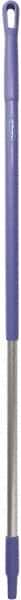 Vikan - 51 x 1-1/4" Aluminum Squeegee Handle - European Threaded Connection, Purple - A1 Tooling