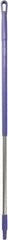 Vikan - 51 x 1-1/4" Aluminum Squeegee Handle - European Threaded Connection, Purple - A1 Tooling