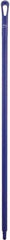 Vikan - 51 x 1-1/4" Polypropylene Squeegee Handle - European Threaded Connection, Purple - A1 Tooling