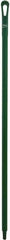 Vikan - 51 x 1-1/4" Polypropylene Squeegee Handle - European Threaded Connection, Green - A1 Tooling