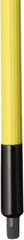 Remco - 187 x 1-1/4" Fiberglass Squeegee Handle - European Threaded Connection, Yellow, Telescoping - A1 Tooling