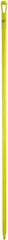 Vikan - 67 x 1-19/64" Polypropylene Squeegee Handle - European Threaded Connection, Yellow - A1 Tooling