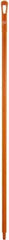 Vikan - 59 x 1-1/4" Polypropylene Squeegee Handle - European Threaded Connection, Orange - A1 Tooling