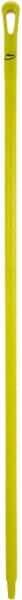 Vikan - 59 x 1-1/4" Polypropylene Squeegee Handle - European Threaded Connection, Yellow - A1 Tooling