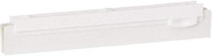 Vikan - 10" Rubber Blade Squeegee Refill - Double Edge, White, Plastic Holder - A1 Tooling