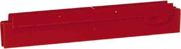 Vikan - 10" Rubber Blade Squeegee Refill - Double Edge, Red, Plastic Holder - A1 Tooling