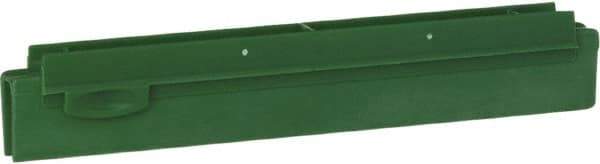 Vikan - 10" Rubber Blade Squeegee Refill - Double Edge, Green, Plastic Holder - A1 Tooling