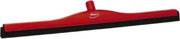 Vikan - 28" Foam Rubber Blade Bench Squeegee - Double Edge, Red, Plastic Holder - A1 Tooling