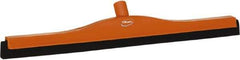 Vikan - 24" Foam Rubber Blade Bench Squeegee - Double Edge, Orange, Plastic Holder - A1 Tooling