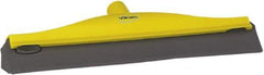 Vikan - 16" Rubber Blade Ceiling Squeegee - Double Edge, Yellow, Plastic Holder - A1 Tooling