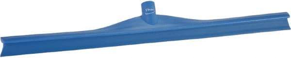 Vikan - 27.56" Rubber Blade Floor Squeegee - Single Edge, Blue, Plastic Holder - A1 Tooling