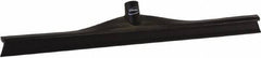 Vikan - 23.62" Rubber Blade Floor Squeegee - Single Edge, Black, Plastic Holder - A1 Tooling