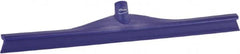 Vikan - 23.62" Rubber Blade Floor Squeegee - Single Edge, Purple, Plastic Holder - A1 Tooling