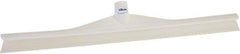 Vikan - 23.62" Rubber Blade Floor Squeegee - Single Edge, White, Plastic Holder - A1 Tooling