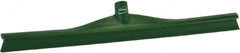 Vikan - 23.62" Rubber Blade Floor Squeegee - Single Edge, Green, Plastic Holder - A1 Tooling