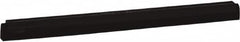 Vikan - 24" Foam Rubber Blade Squeegee Refill - Double Edge, Black, Plastic Holder - A1 Tooling