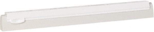 Vikan - 16" Foam Rubber Blade Squeegee Refill - Double Edge, White, Plastic Holder - A1 Tooling