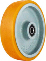 Caster Connection - 8 Inch Diameter x 2 Inch Wide, Polyurethane on Iron Caster Wheel - 1,500 Lb. Capacity, 2.2 Inch Hub Length, 1/2 Inch Axle Diameter, Sealed Precision Ball Bearing - A1 Tooling