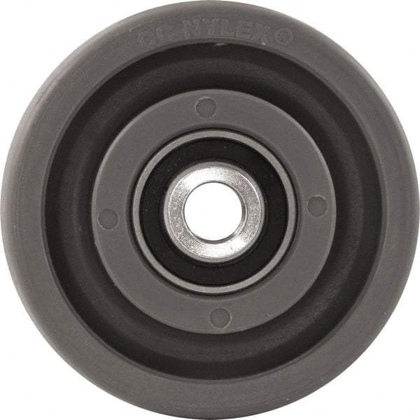 Caster Connection - 4 Inch Diameter x 2 Inch Wide, High Grade Nylon Caster Wheel - 1,000 Lb. Capacity, 2.2 Inch Hub Length, 1/2 Inch Axle Diameter, Sealed Precision Ball Bearing - A1 Tooling