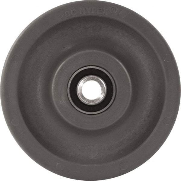 Caster Connection - 6 Inch Diameter x 2 Inch Wide, High Grade Nylon Caster Wheel - 1,500 Lb. Capacity, 2.2 Inch Hub Length, 1/2 Inch Axle Diameter, Sealed Precision Ball Bearing - A1 Tooling