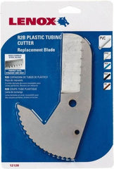 Lenox - Cutter Replacement Blade - Use with Lenox: 12124R2, Cuts PVC, CPVC, Pex, Polyethylene and Rubber Hose - A1 Tooling