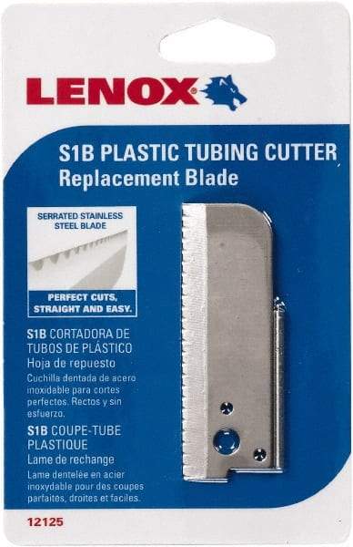 Lenox - Cutter Replacement Blade - Use with Lenox: 1212S1, Cuts PVC, CPVC, Pex, Polyethylene and Rubber Hose - A1 Tooling