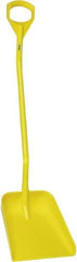 Vikan - 14-3/4" High Square Plastic Shovel - 39" Long D-Grip Handle - A1 Tooling