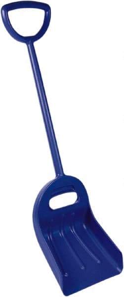 Remco - 18-1/2" High Square Plastic Shovel - 29-1/4" Long D-Grip Handle - A1 Tooling