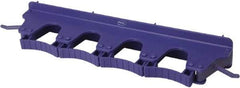 Vikan - 22 Lb Capacity, 3-5/32" Projection, Polypropylene/Rubber Wall Strip Organizer - 15-1/2" OAL - A1 Tooling