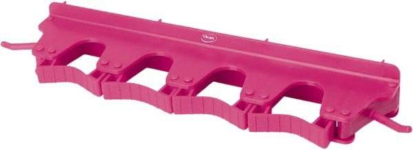 Vikan - 22 Lb Capacity, 3-5/32" Projection, Polypropylene/Rubber Wall Strip Organizer - 15-1/2" OAL - A1 Tooling