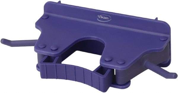 Vikan - 22 Lb Capacity, 3-5/32" Projection, Polypropylene/Rubber Wall Strip Organizer - 6-5/32" OAL - A1 Tooling