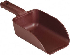 Remco - 32 oz Red Polypropylene & Semi-Ferrous Additive Flat Bottom Scoop - 4.3" Wide x 3" Deep Bowl, 11-1/2" OAL - A1 Tooling