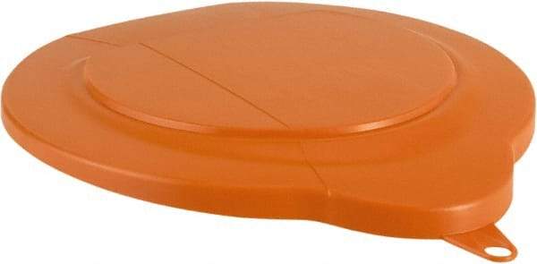 Vikan - 1.5 Gal Polypropylene Pail Lid - Orange, For Use with 5694 - A1 Tooling