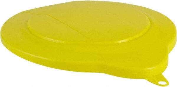 Vikan - 1.5 Gal Polypropylene Pail Lid - Yellow, For Use with 5693 - A1 Tooling