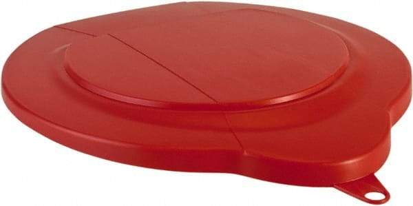 Vikan - 1.5 Gal Polypropylene Pail Lid - Red, For Use with 5691 - A1 Tooling