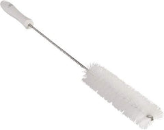 Vikan - 1-5/8" Diam Polyester Valve Brush - 19-5/8" OAL, 5-5/8" Head Length, Polypropylene & Stainless Steel Handle - A1 Tooling