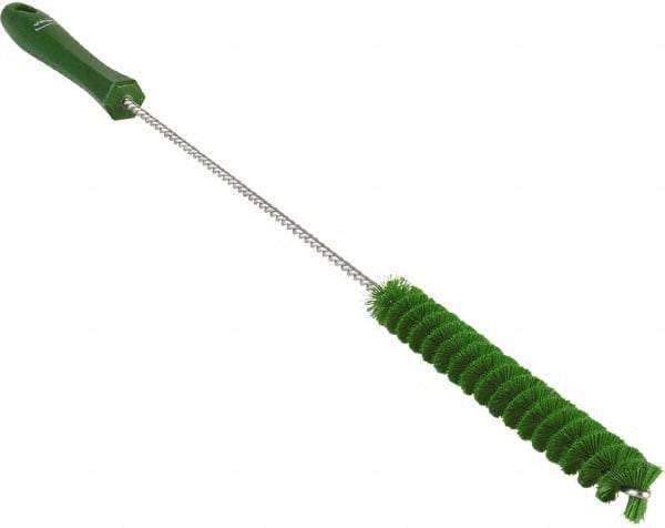 Vikan - 3/4" Diam Polyester Valve Brush - 19-5/8" OAL, 5-3/4" Head Length, Polypropylene & Stainless Steel Handle - A1 Tooling