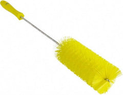 Vikan - 2-3/8" Diam Polyester Valve Brush - 19-5/8" OAL, 5-13/16" Head Length, Polypropylene & Stainless Steel Handle - A1 Tooling