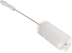 Vikan - 2-3/8" Diam Polyester Valve Brush - 19-5/8" OAL, 5-13/16" Head Length, Polypropylene & Stainless Steel Handle - A1 Tooling