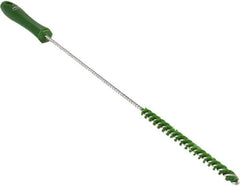 Vikan - 0.4" Diam Polyester Valve Brush - 19-5/8" OAL, 5-11/16" Head Length, Polypropylene & Stainless Steel Handle - A1 Tooling