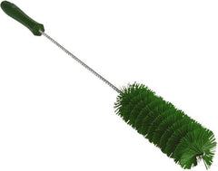 Vikan - 2" Diam Polyester Valve Brush - 19-5/8" OAL, 5-15/16" Head Length, Polypropylene & Stainless Steel Handle - A1 Tooling