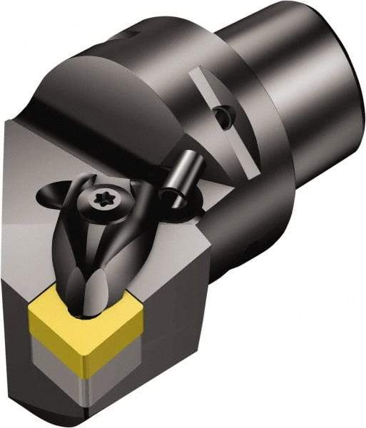 Sandvik Coromant - Left Hand, C5 CNMG 643 Modular Turning and Profiling Cutting Unit Head - Wedge Clamp Holding Method, 3.1496 Inch Hole Diameter, Through Coolant - A1 Tooling