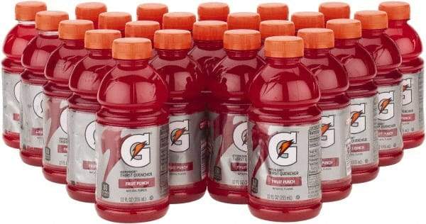 Gatorade - 12 oz Bottle Fruit Punch Activity Drink - Ready-to-Drink - A1 Tooling