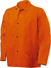 Steiner - Size 4XL Flame Resistant/Retardant Jacket - Orange, Cotton, Snaps Closure - A1 Tooling