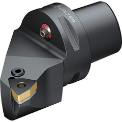 Walter - 95° Lead Angle, Indexable Turning Toolholder - 59mm OAL, Series PWLN-CAPTO-AUSSEN - A1 Tooling