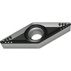 Walter - VCMT RM4 Grade WSM10S Turning Insert - TiAlN+Al2O3+(Al) Finish, 35° Rhombic, 9.53mm Inscr Circle, 4.76mm Thick, 0.8mm Corner Radius - A1 Tooling