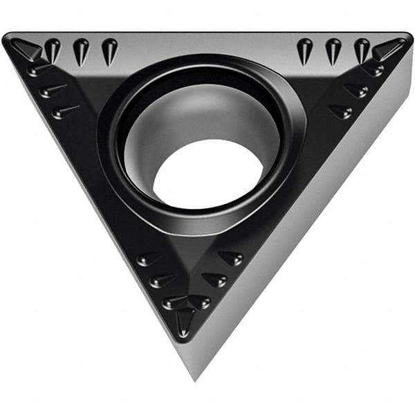 Walter - TCMT RM4 Grade WMP20S Turning Insert - TiCN+Al2O3+(TiCN) Finish, 60° Triangle, 6.35mm Inscr Circle, 2.38mm Thick, 0.4mm Corner Radius - A1 Tooling