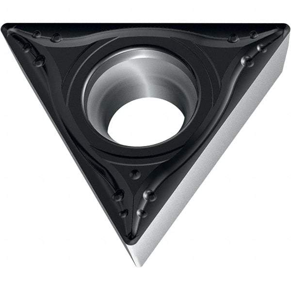 Walter - TCMT MM4 Grade WSM20S Turning Insert - TiAlN+Al2O3+(Al) Finish, 60° Triangle, 6.35mm Inscr Circle, 2.38mm Thick, 0.8mm Corner Radius - A1 Tooling