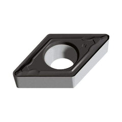 Walter - DCMT PF Grade WSM20S Turning Insert - TiAlN+Al2O3+(Al) Finish, 55° Rhombic, 6.35mm Inscr Circle, 2.38mm Thick, 0.8mm Corner Radius - A1 Tooling