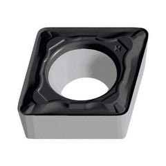 Walter - CCMT PF Grade WSM20S Turning Insert - TiAlN+Al2O3+(Al) Finish, 80° Rhombic, 6.35mm Inscr Circle, 2.38mm Thick, 0.4mm Corner Radius - A1 Tooling